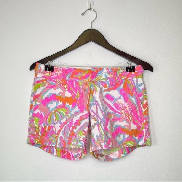 ❤️ Lilly Pulitzer Callahan Shorts Scuba to Cuba L8 - Picture 2 of 12